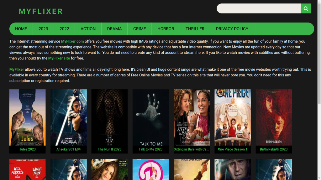 Best Features Of MyFlixer Streaming Website For Watching HD Movies And TV Series